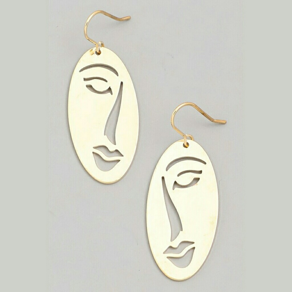 NEW! Funny Face Earrings